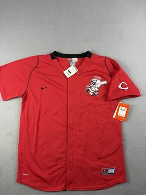 Vintage Nike Cincinnati Reds Jersey Youth Size Extra Large MLB Baseball Y2k