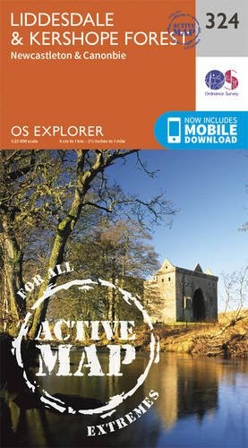 Liddesdale and Kershope Forest 324 OS Explorer Active Map by Ordnance Survey - Image 5