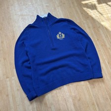 Ralph Lauren Men's Blue and Navy Jumper