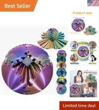 Versatile 3D Printed Gear Sphere - Stress Relieving Fidget for Adults & Kids