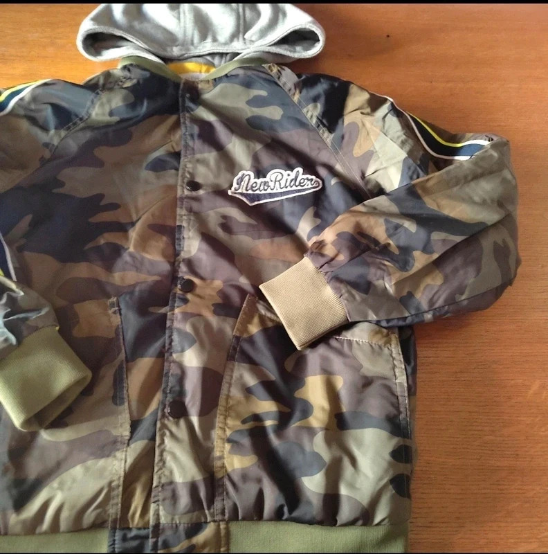 Giacca imbottita con cappuccio e bordo staccabile 13 - 14 anni 164 cm giubbotto