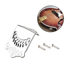 with Mounting Screws Mandolin Tailpiece Parts 8 String for Guitar