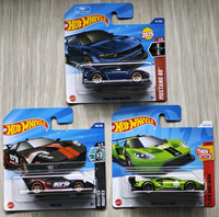 3Er Ford Set, Ford Mustang Gtd, Ford Gt, Hot Wheels Neu