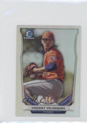 2014 Bowman Chrome Minis Refractor Vince Velasquez Vincent Velasquez #192 6u5
