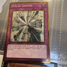 YU-GI-OH CARD: DIG OF DESTINY - GOLD RARE - GP-MVP1-ENG22 - 1ST EDITION