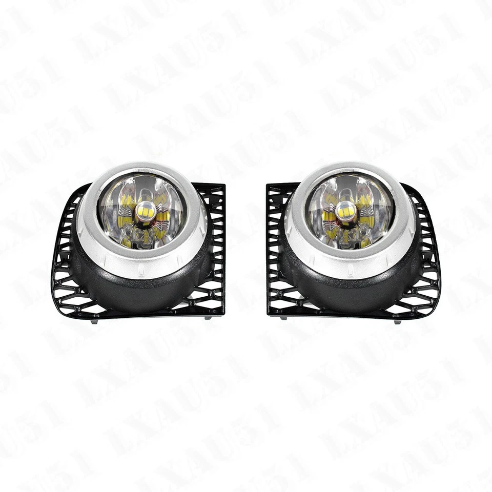 一对前 LED 雾灯带雾灯挡板适用于路虎揽胜 2010 - 2012 — 第 4/4 张图片