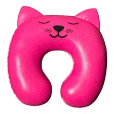BARBIE TRAVEL NECK PILLOW PINK CAT DOLL PLAYSET ACCESSORIES