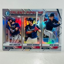 Shea Langeliers Braden Shewmake Drew Waters 2021 Talent Pipeline Bowman Chrome