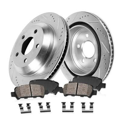 Callahan Brake Parts Rear Brake Kit For Ford Fusion 2006-12 Lincoln Mkz 2007-12