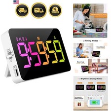 Kitchen Digital Timer, Count Down Up, Recharg...