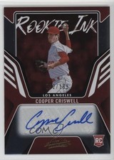 2022 Panini Absolute Rookie Ink 92/199 Cooper Criswell #RKI-CC Auto 11bi
