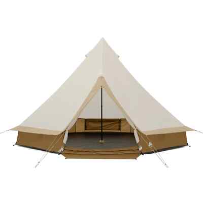 Ozark Trail 8 Person Glamping Bell Tent with String Lights