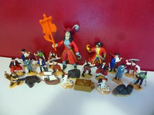 De Colección Piratas: Captain Hook ELC Fantasy 4" y Disney Store 5.5" 20 Safari TOOB, Bandera