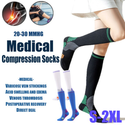 Pair Mojo Compression Socks 20-30 mmhg Leg Support Sports for Running  Stocking