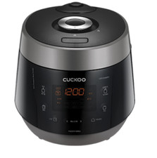 CUCKOO CRP-P0660FD Reiskocher (6 Personen, dunkelsilber) / 220V / EU STECKER