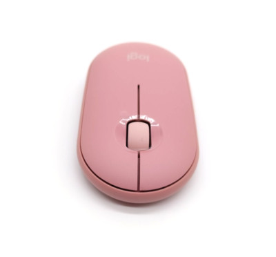 Logitech Pebble Mouse 2 M350s Schlanke Kabellos Bluetooth Maus Flach - Rosa