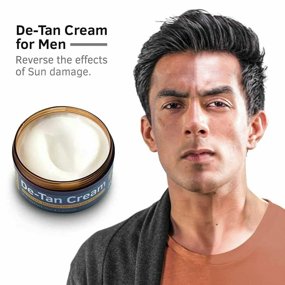 USTRAA De-Tan Cream for Men Tan Removal and Even Skin Tone 50gm free shippimg - Image 2 of 4