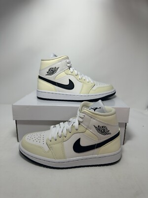 Brand New Nike Air Jordan 1 Mid Coconut Milk BQ6472-121 Women's Sizes