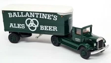 AHL 1/64 - Mack Model BM Ballantine's Beer Articulated Diecast Model Truck