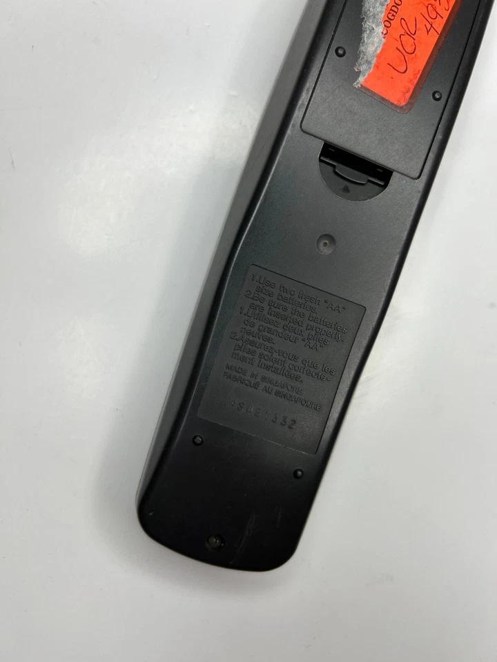 Quasar VSQS1332 VCR TV Remote Control, OEM for VH6425, VHQ42, VHQ42K, VHQ52 +mor - Image 2 of 3