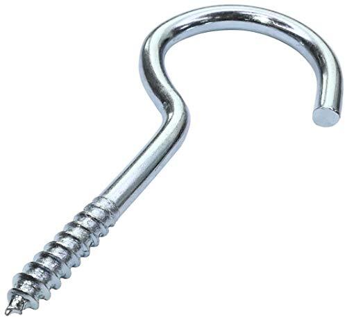 AERZETIX - Set di 50 pezzi - Gancio avvitabile per legno - Ø3.3x60mm - (t7v)