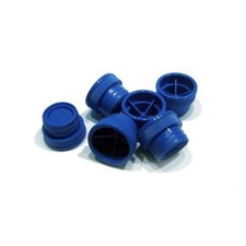 15ml Centrifuge Tube Plug Cap (Blue) - Case of 1000