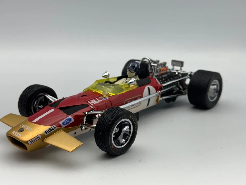 Exoto Grand Prix Classics Lotus Ford Tipo 49B, #1 Graham Hill, 1:18, en caja Foto 4 de 4
