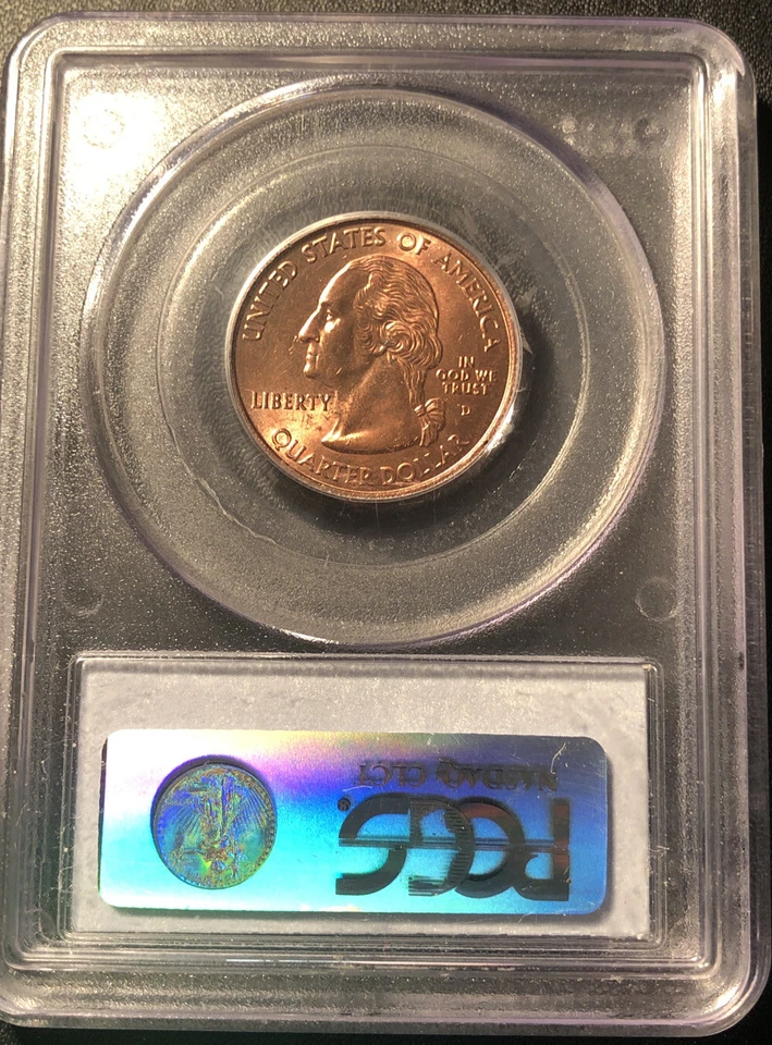 2006 D 25C Nevada State Mint Error PCGS MS64 Sintered planchette ⭐️Rare Error⭐️ - Image 4 of 4