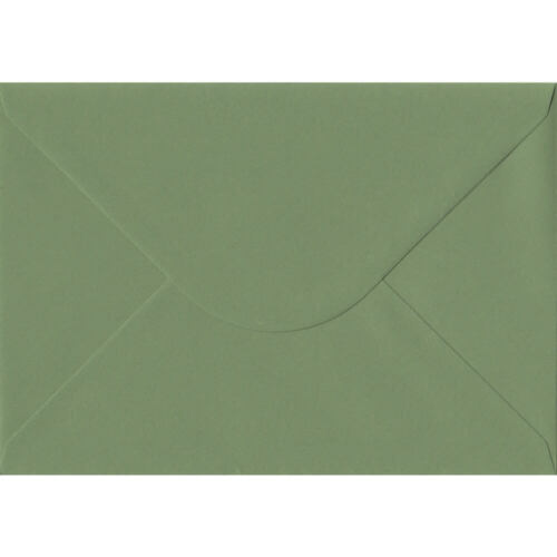 Vintage Green 152mm x 216mm Gummed 135gsm A5 Card Coloured Green Envelopes - Picture 1 of 1