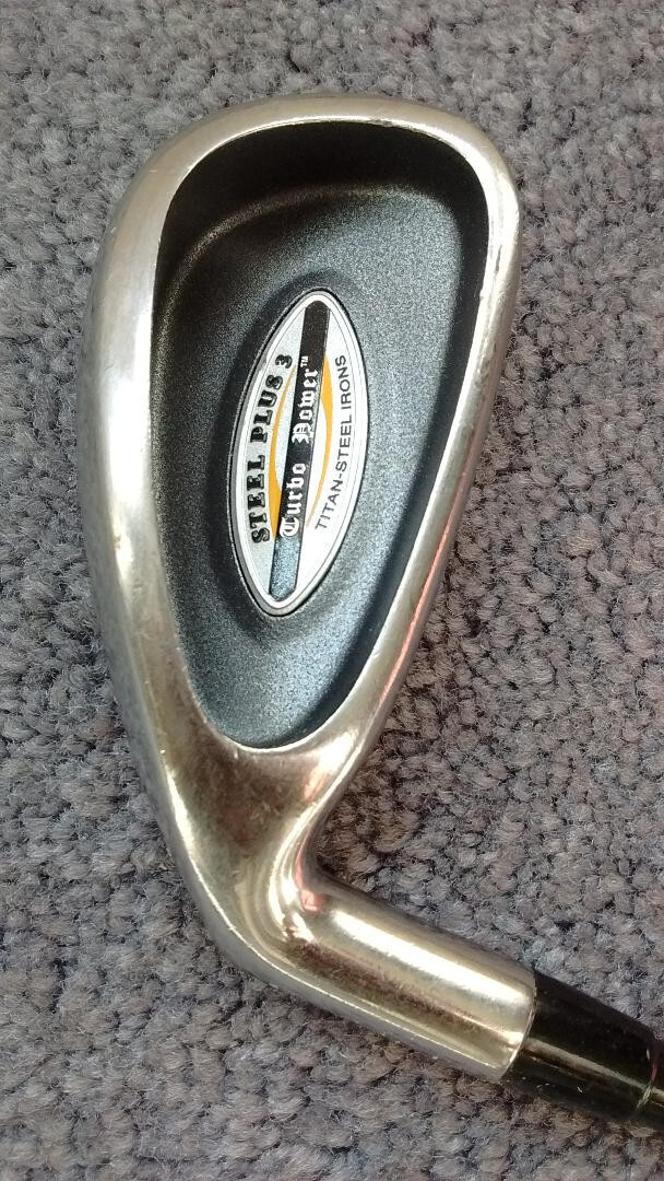 Mazze Da Golf Turbo Power Steel Plus 3 Titan – Scegli: Ferro 3,6,8 O Pitching Wedge – Manico Graphite