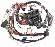 Dash Wiring Harness W Fuseblock 68 1968 Pontiac Firebird