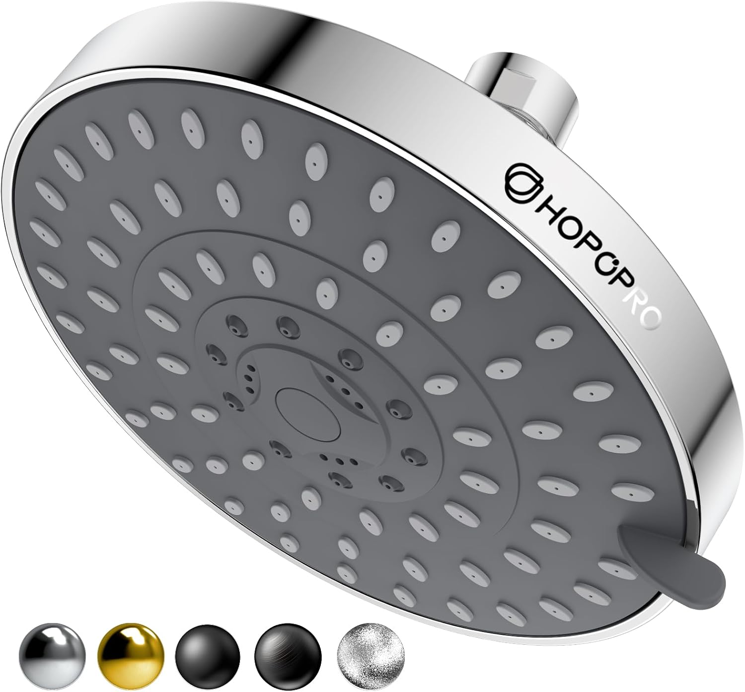5-Mode High Pressure Shower Head - High Flow Fixed Showerheads Bathroom Rain Sho