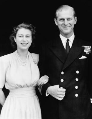 PRINCE PHILIP & QUEEN ELIZABETH GLOSSY POSTER PICTURE PHOTO BANNER PRINT uk 6784