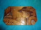 2 Vtg Hand Carved Wood Wall Folk Art Swiss Alpine Bavarian/Tyrolean Mountains — photo 3