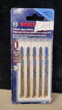 Bosch T118bf T-Shank Jigsaw Blades 5 pack