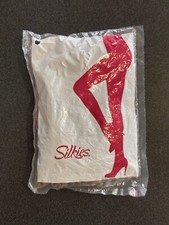 2013 Silkies Women's Control Top Pantyhose 070302 Size Large Beige NEW