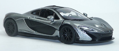  2013 McLaren P1 Sammlermodell 1:36 metallic silbergrau Neuware von KINSMART