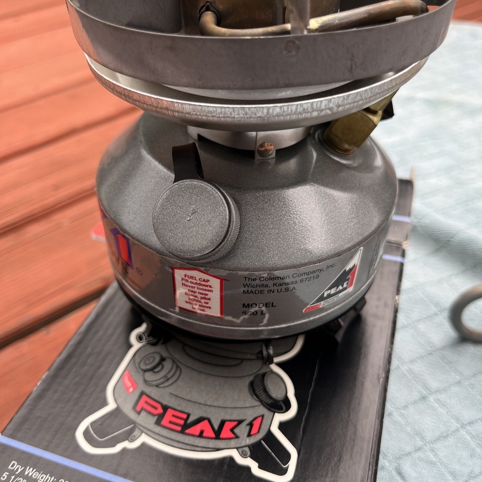 COLEMAN PEAK 1 MultiFuel Model 550B Camp Camping Backpacking STOVE