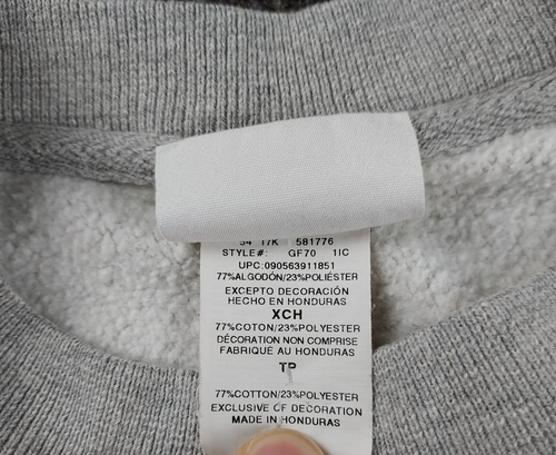 Champion Reverse Weave Gray Crewneck Sweatshirt Spellout Size XS Extra Small - Picture 6 of 8
