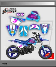 YAMAHA PW 50 PW50  GRAPHICS KIT DECALS  Fits Years 1990 - 2024 PINK BABY BLUE