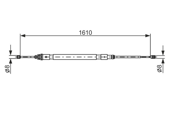 Handbremsseil Citroen T. C2 03- Le/Pr-image