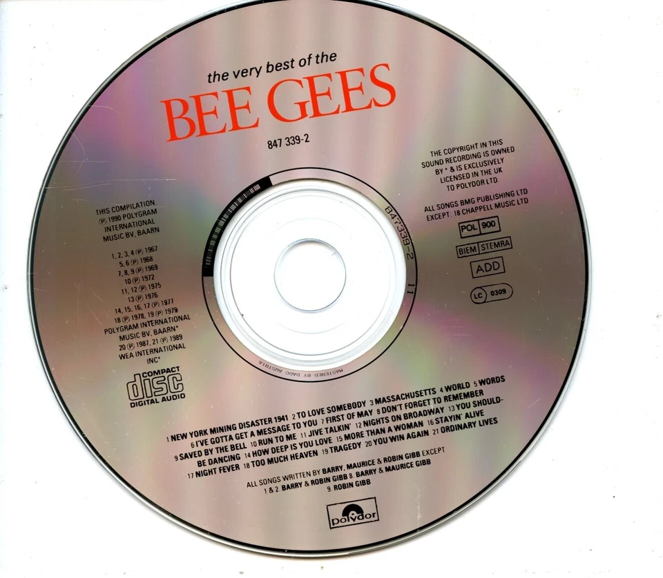 The Bee Gees - The Very Best Of The Bee Gees - Image 3 of 3
