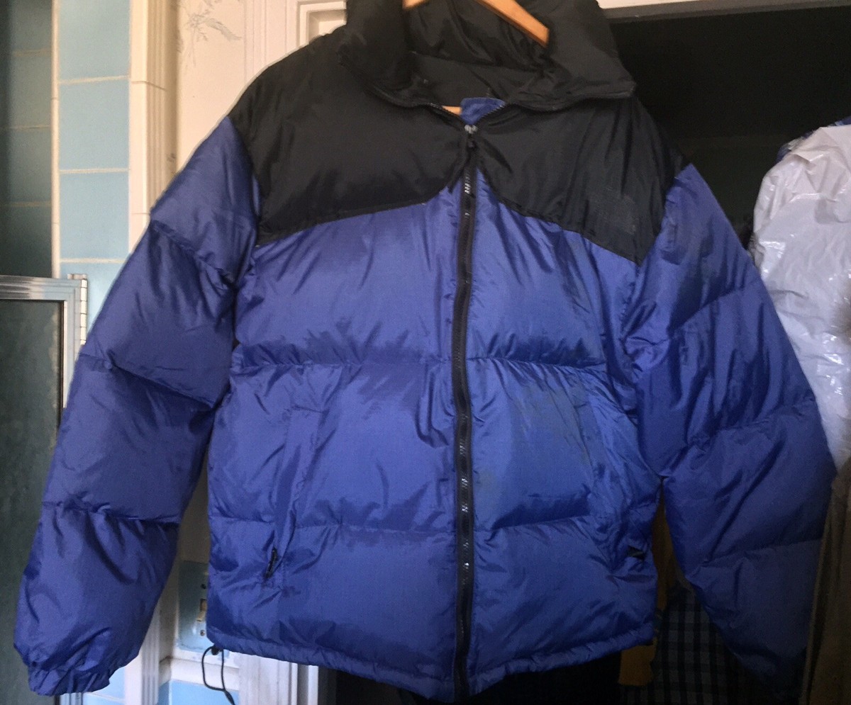 希少90s THE NORTH FACE　Light Puffer Jacket Vtg 90s The North Face 800 Hooded Quilted Down Puffer Jacket Size