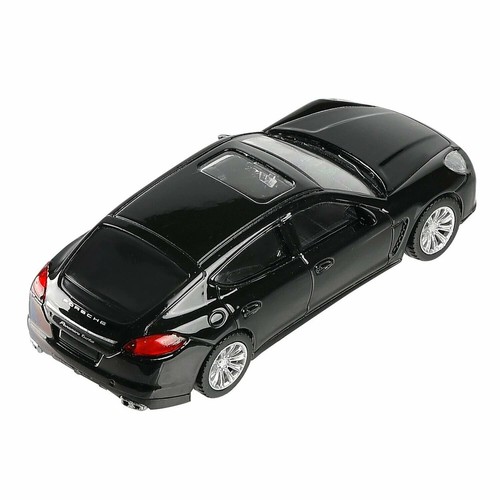 RMZ City Porsche Panamera Turbo schwarz Maßstab 1:43 4 Zoll Diecast Modell in Box - Bild 5 von 5