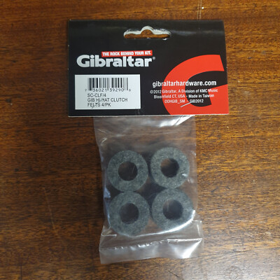 Gibraltar SC-CLF/4 Accessori HiHat - Feltri E Clutch Per Charleston | 4 Pezzi - Foto 7