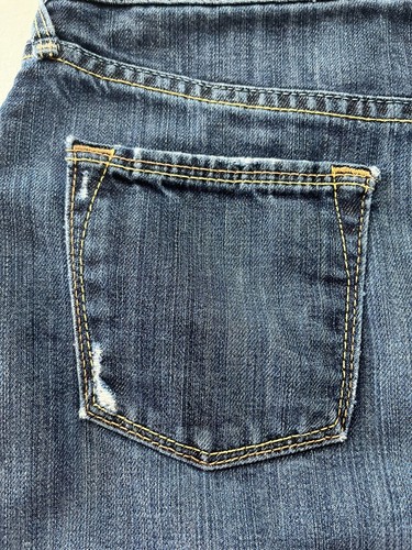 Banana Republic Misses Denim Skirt, Knee Length, Stretch, Size 0 - Picture 4 of 10
