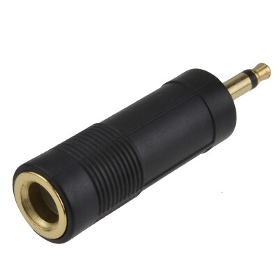 6.35mm 0.6cm Mono Jack Buchse 3.5mm Mono Klinkenstecker Audio Adapter [006028]
