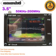 3.5" 50KHz-200MHz Malachite SDR Receiver Shortwave 2 Speakers Nice Sound + lot