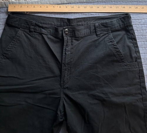 Men's Dickies Flex Shorts Black Cell Phone Pocket Sz 38 Waist/11" Inseam
