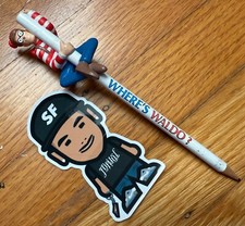 VTG 1990 WHERES WALDO PENCIL TOPPER ORIGINAL ...